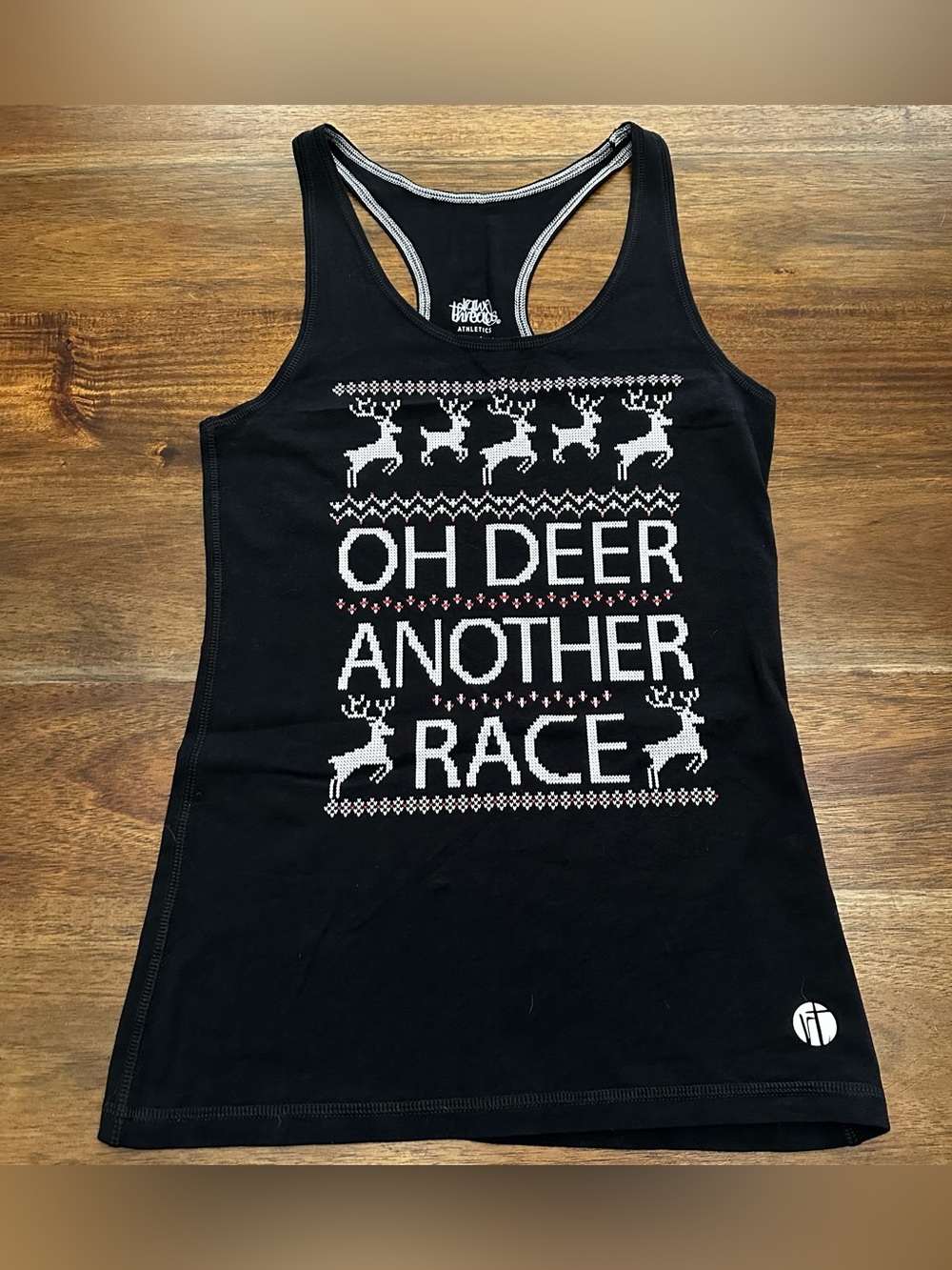Raw Threads Christmas Race Tank Top XS
